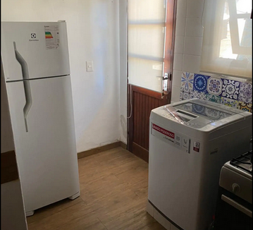 Cocina con lavarropas